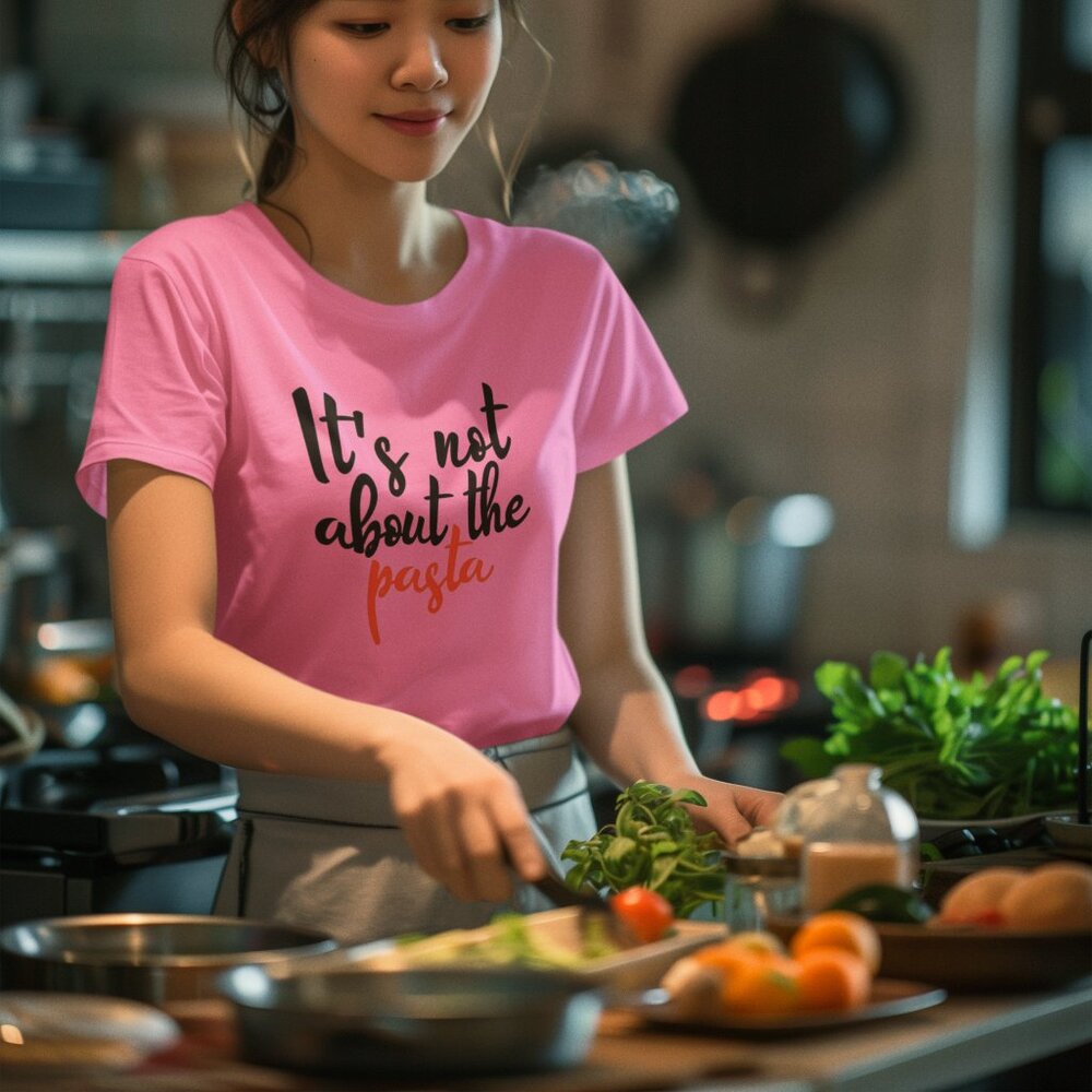 It's Not About The Pasta T-Shirt